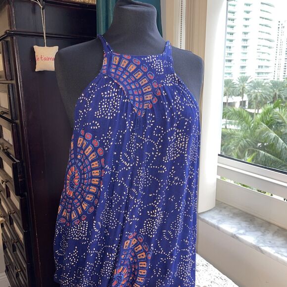 Balades Boho Belted Women's Full Length Romper Jumpsuit One Size - Picture 2 of 7